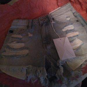 Kan can denim shorts size 0